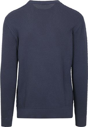 Knowledge Pullover Bubble Knit Indigo