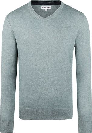 McGregor Pullover Merino Wool V-Neck Sage Green