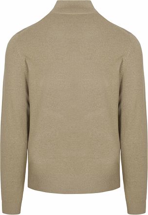NZA Half Zip Sweater Christopher Melange Warm Beige