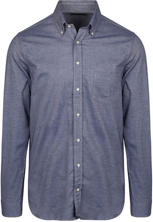 Steppin' Out Skjorte Twill Blå