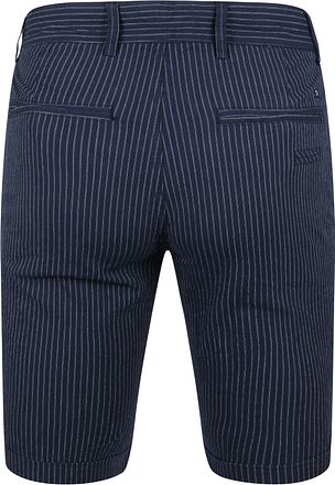 Suitable Aswin Shorts Mörkblå Randig