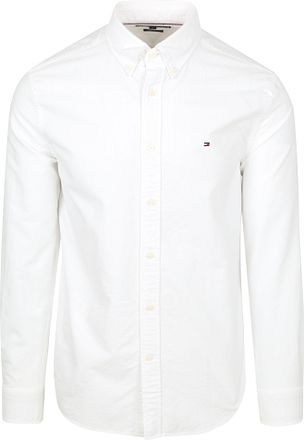 Tommy Hilfiger Oxford Skjorte Hvit