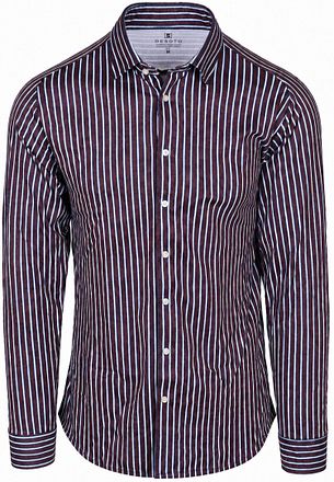 Desoto Shirt Multi Stripe Red