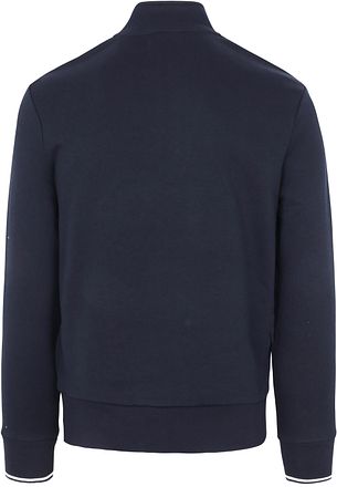 Fred Perry Half Zip Trui Navy Blauw