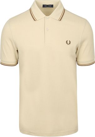 Fred Perry M3600 Twin Tipped Poloskjorte Beige