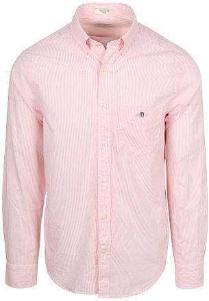 Gant Poplin Banker Skjorta Randig Rosa