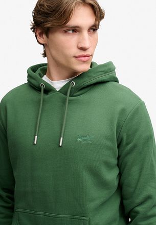 Superdry Hoodie Logo Essential Rich Boston Green