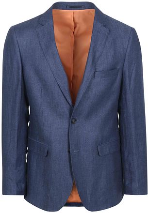 Suitable blazer i linned, panama navy