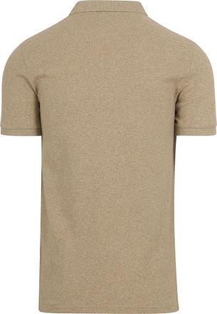 Superdry Classic Poloshirt Beige meliert