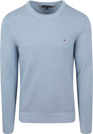 Tommy Hilfiger Strukturert Genser Indigo