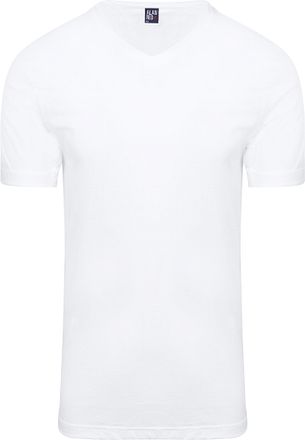 Alan Red West-Virginia V-Neck White 2-Pack