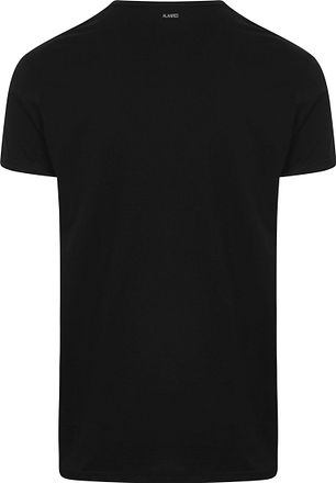 Alan Red Dean V-ringad T-shirt Svart 2-pack