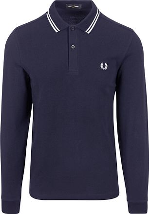Fred Perry Polo Manches Longues Bleu Marine 238
