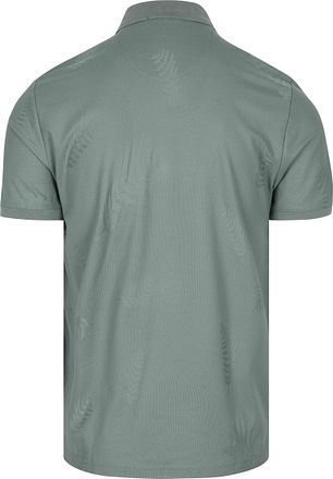 Polo State of Art Piqué Feuilles Jade