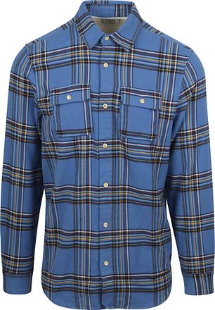 Scotch and Soda Flannel Shirt Blue