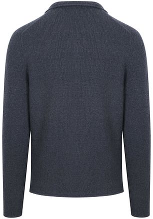 Suitable Cardigan Kokt Ull Blå