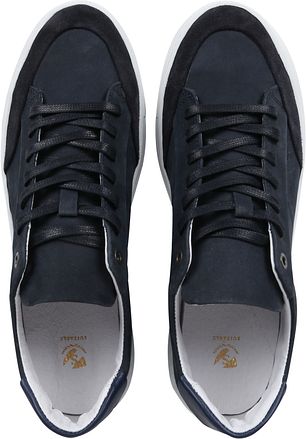 Suitable Nubuck Skave Sneaker Mörkblå