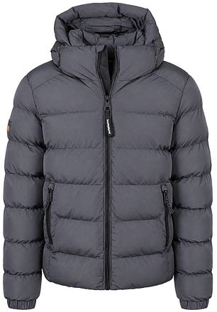 Superdry Pufferjacka Hooded Antracit