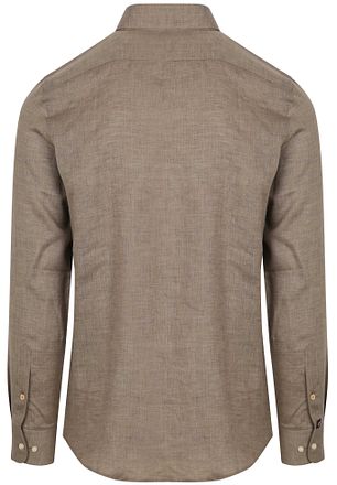Suitable Linskjorte Taupe