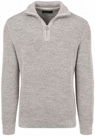 Marc O'Polo Pullover Half Zip Light Beige