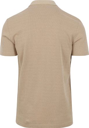 No Excess Polo Shirt Structure Beige
