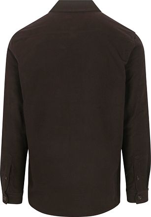 Profuomo Overshirt Moleskin Mörkbrun