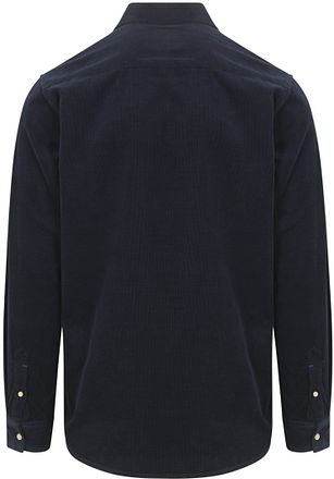 Scotch and Soda Solid Corduroy Skjorte Svart