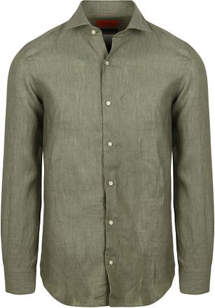 Suitable Chemise Lin Vert
