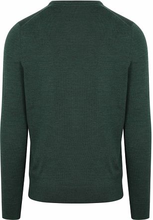 Suitable Merino Pullover V-ringning Racing Green