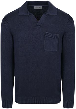 Suitable Raw Pullover Riva Knit Navy