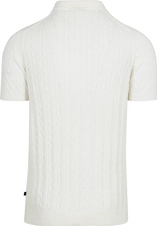 Suitable Respekt Polo Knit Cable Ecru