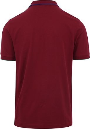 Sun68 Poloskjorte Små Ruter Bordeaux