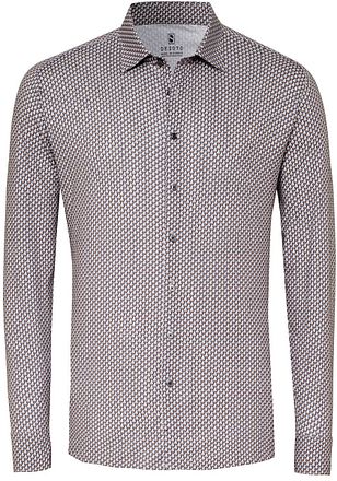 Desoto Tidløs Elegance printskjorte multifarvet
