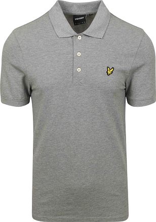 Lyle and Scott Polo Plain Grijs