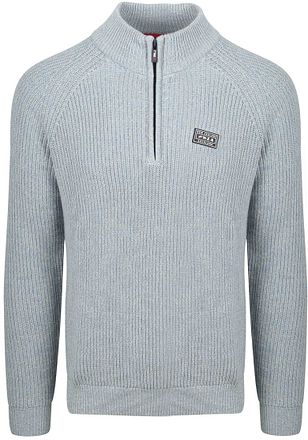 NZA Half Zip Sweater Drake Light Blue