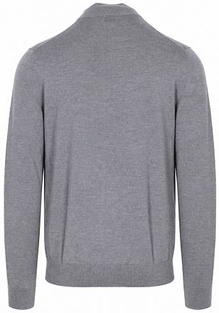 Olymp Half Zip Sweater Wool Grey