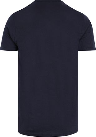 Slater 2-pakke Basic Fit T-skjorte med V-hals i marineblå