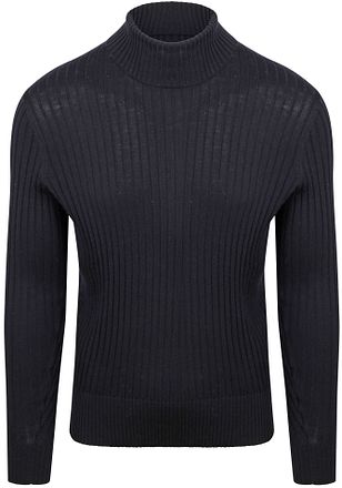 Suitable Halsduk Ribb Merino Navy