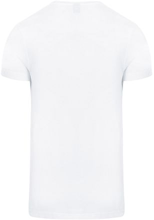Suitable Vibambo T-skjorte V-hals Hvit 2-pakning