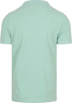 Superdry Pique Poloskjorte Melange Lysgrønn