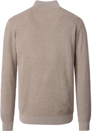CASAMODA Halvzip-genser Struktur Beige