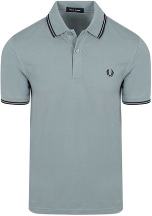 Fred Perry Piqué Polo Twin Tipped M3600 Blå Z56