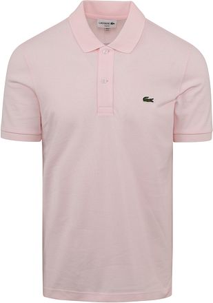 Lacoste Poloshirt i Lyserød Piqué