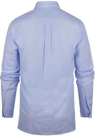 Steppin' Out Shirt Extra Long Sleeves Stripe Light Blue