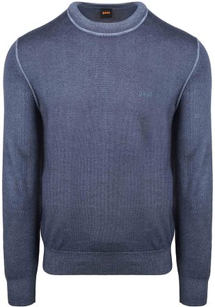 Maglione BOSS Astefo in lana blu