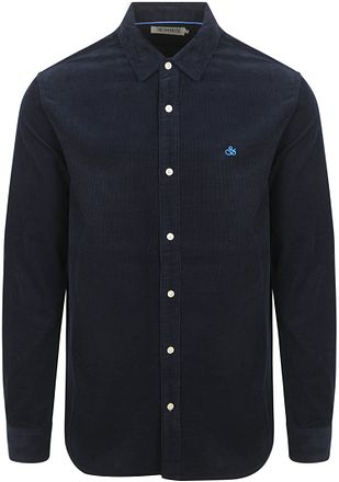 Scotch and Soda fløjlsskjorte Sort