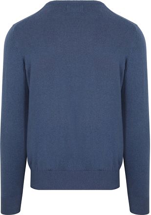 Steppin' Out Pullover Cotton Cashmere Indigo Blau