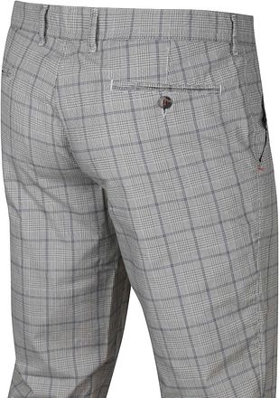 Suitable Chino Pico Gray Checkered
