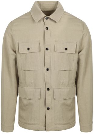 Suitable Overshirt Tencel Greige