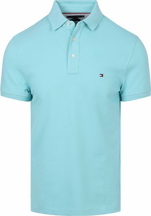Tommy Hilfiger 1985 Polo Shirt Aqua Blue